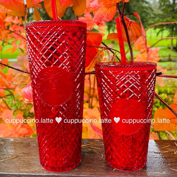 💎SOLD OUT💎Complete Set of 6 Starbucks 2021 Holiday Jeweled Tumblers - Picture 2 of 5